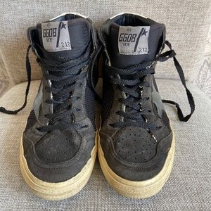 Golden Goose 2.12 Hightop Sneakers in Black